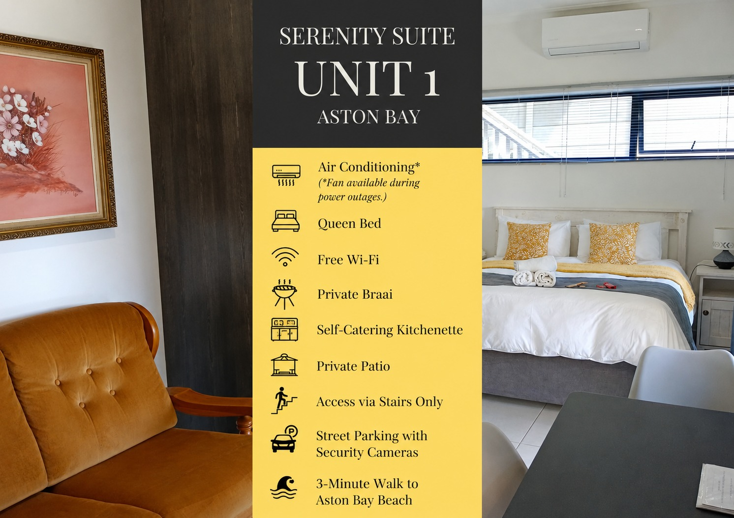 Rustic Dune UNIT 1 - Serenity Suite, serene stay in Aston Bay