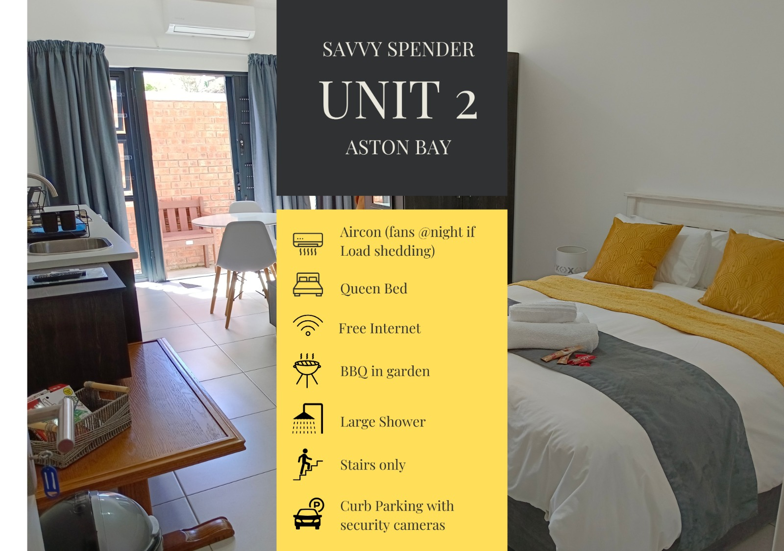 Rustic Dune UNIT 2 - Savvy Spender, serene stay in Aston Bay